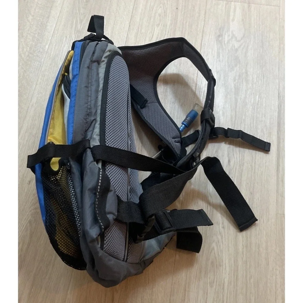 Outdoor Products Hydration Backpack w/ 2L Bladder Hiking Cycling Blue